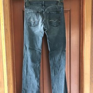 7 for all mankind skinny bootcut rhinestone